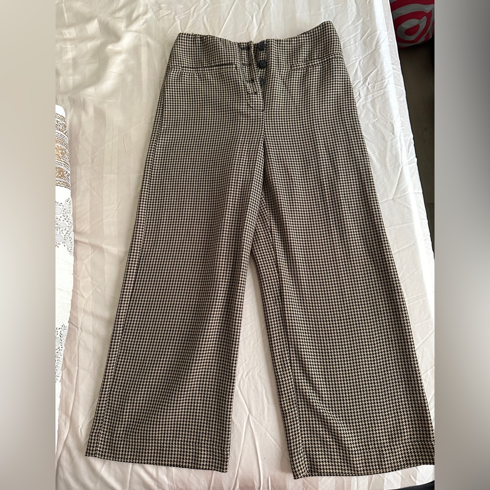 Mango Plaid Pants